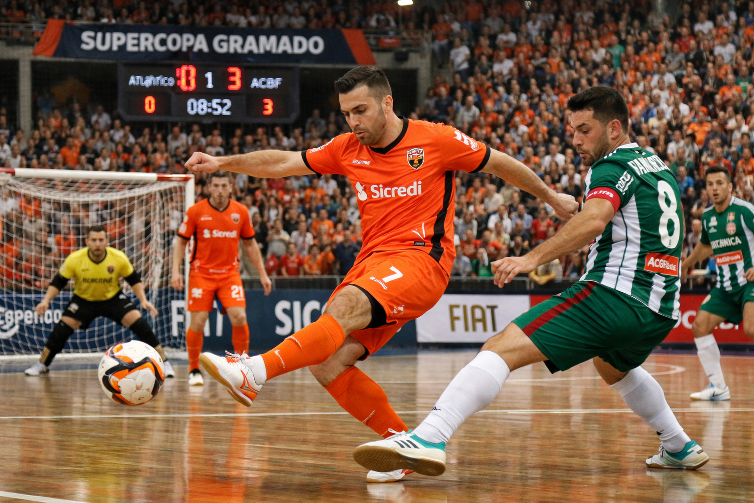 Final da Super Copa Gramado entre ACBF e Atlântico